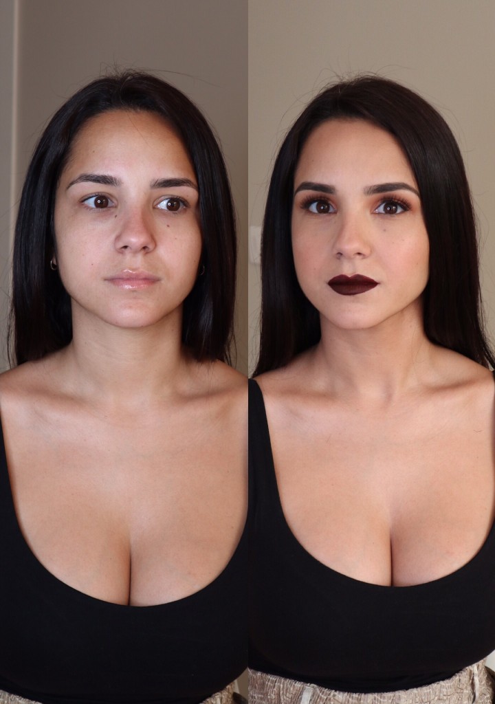 Ahumado naranja & labios oscuros